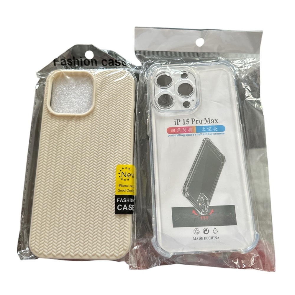 2 Silicone iPhone 15 Pro Max Case 
Both Cases are New